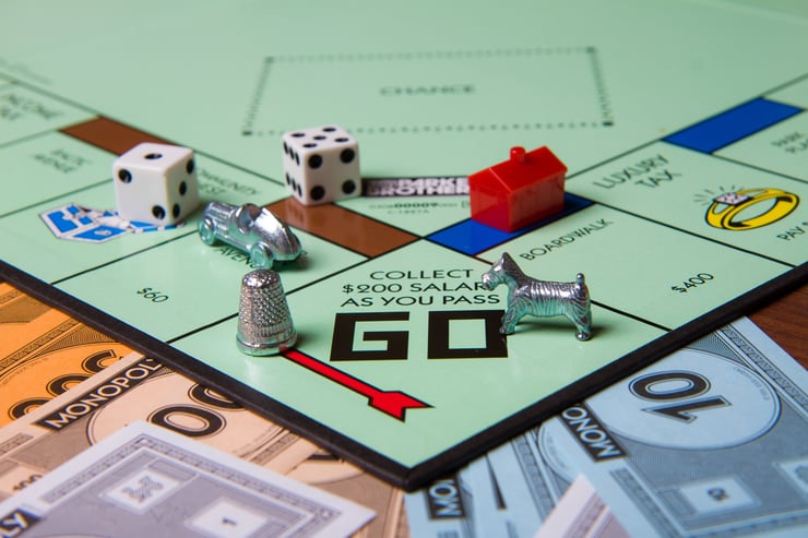 Investing and the Monopoly board