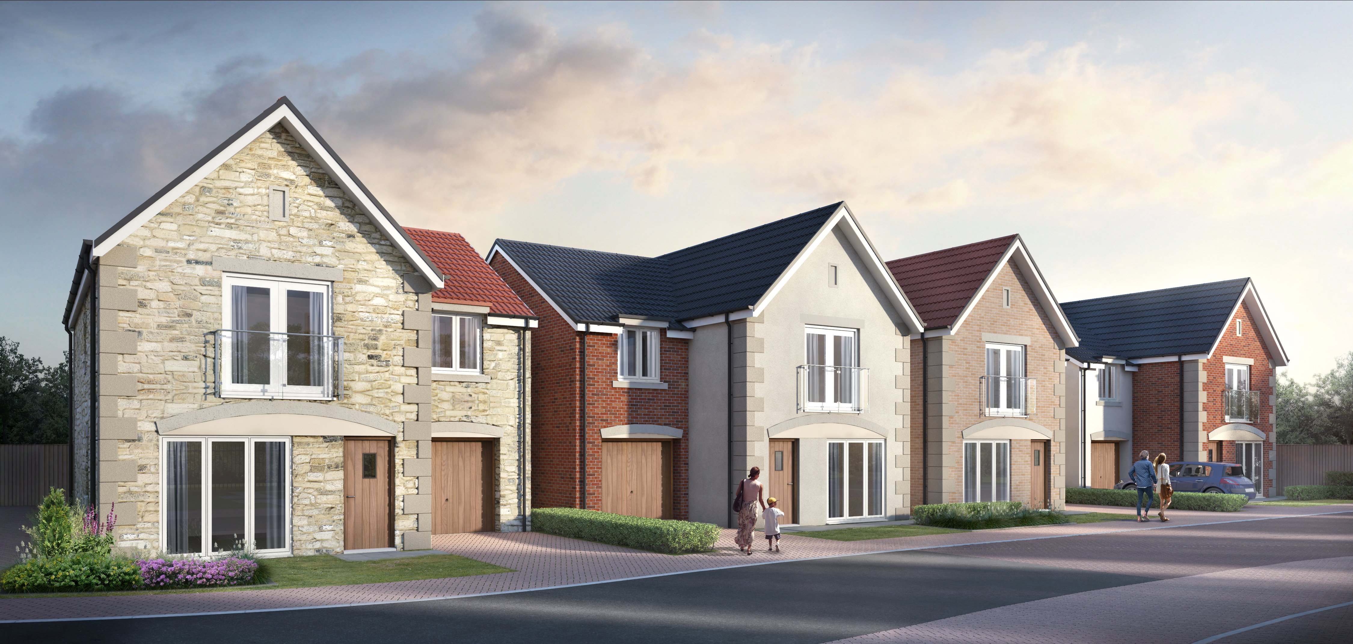 Cathedral Gates residential development in Chilton, County Durham